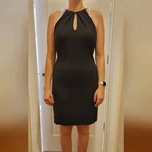 Tart Black Halter Mini Dress